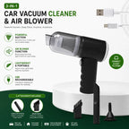 Portable Car Vacuum Cleaner & Air Blower 3-in-1 | مكنسة سيارة محمولة ومنفاخ هواء 3 في 1 zambeel