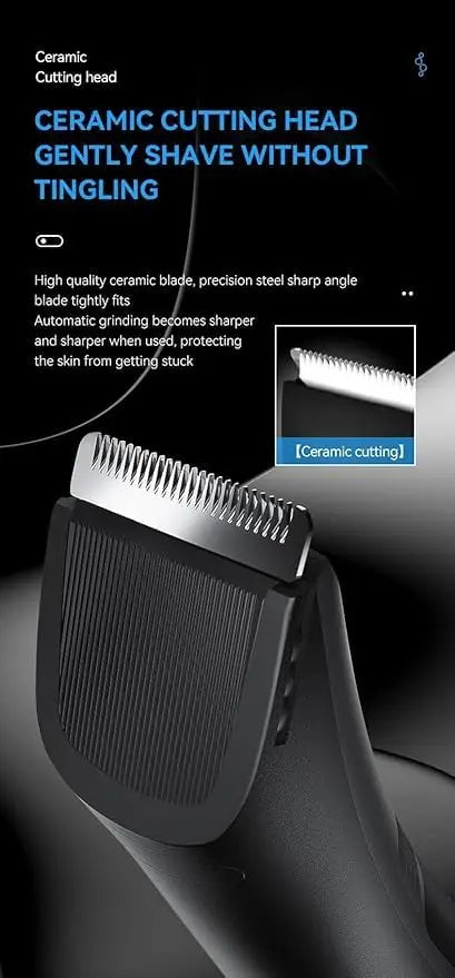 Kemei KM-1840 IPX7 Waterproof Body & Bikini Trimmer | LED Display | ماكينة إزالة الشعر zambeel