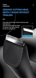 Kemei KM-1840 IPX7 Waterproof Body & Bikini Trimmer | LED Display | ماكينة إزالة الشعر zambeel