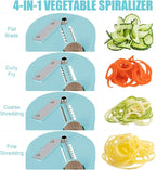 Universal Vegetable Spiralizer –  Veggie Pasta & Spiral Cutter Tool zambeel