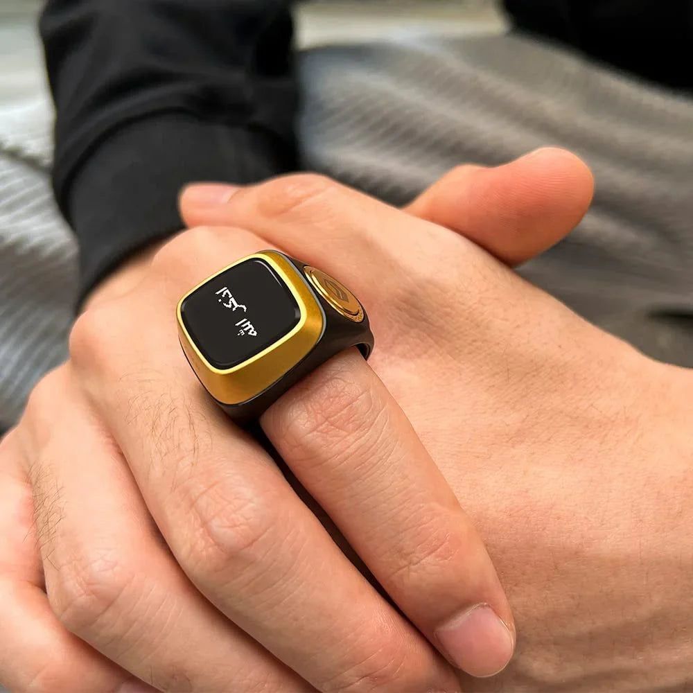 Smart Islamic Prayer Counter & Tasbih Ziakar Ring zambeel