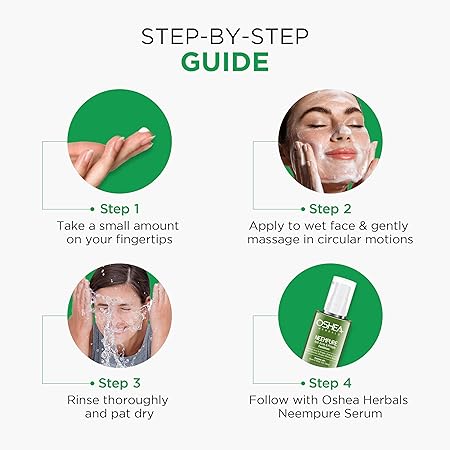 Oshea Herbal Neempure Face Wash for Acne & Pimples zambeel