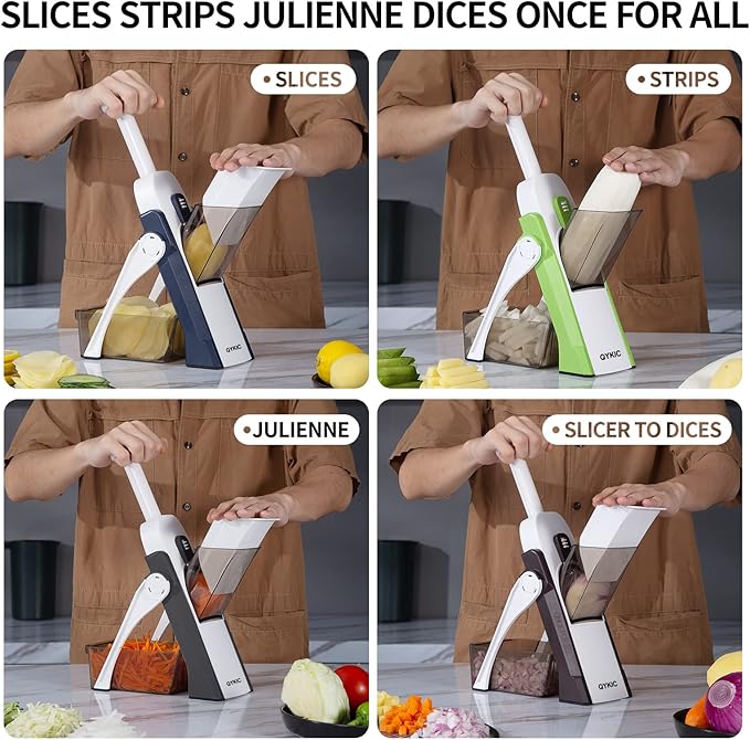 4-in-1 Adjustable Vegetable Chopper | Cut, Slice & Dice zambeel