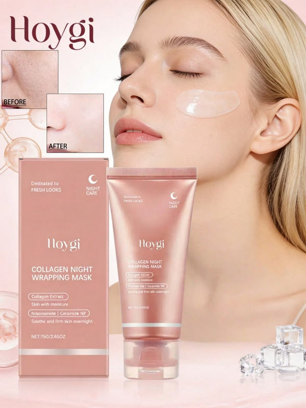 Collagen Peel Off Night Mask – Luxury Firming & Deep Hydration Glow Treatment zambeel