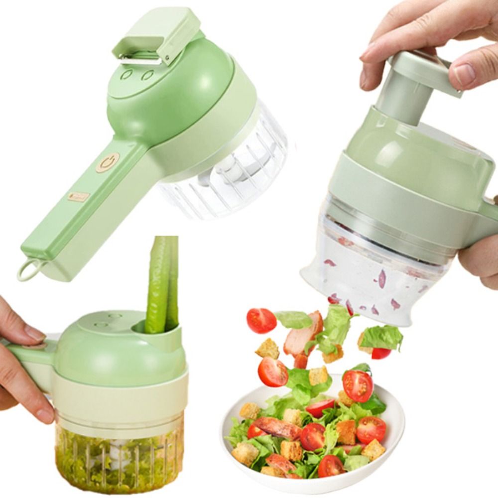 Wireless Electric Garlic Masher & Chopper – Multi-Purpose Kitchen Tool zambeel