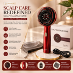 Electric Scalp Massage Brush – Oil Applicator with Red & Blue Light Therapy OasisPicks