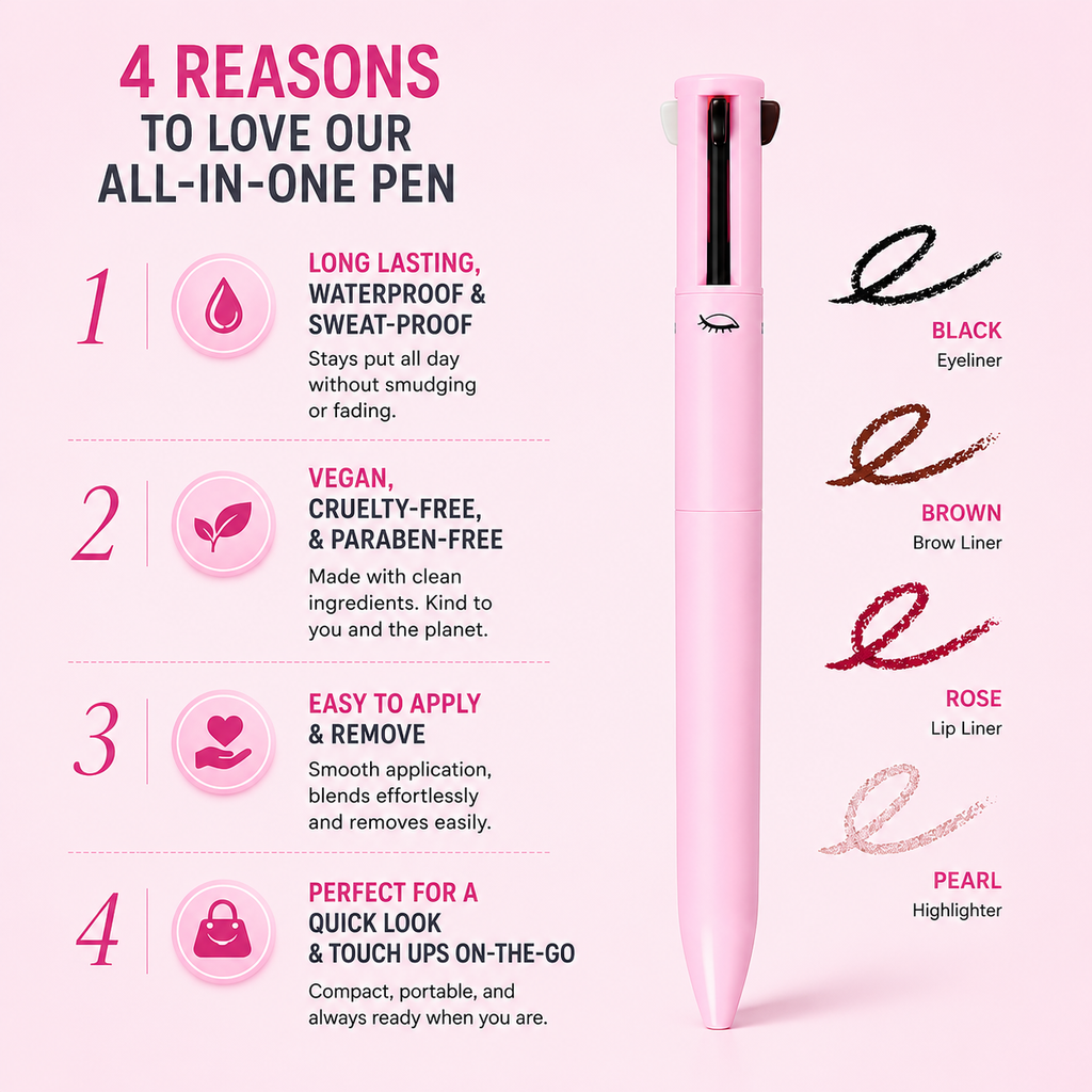 Your Ultimate Beauty Hack: Transform with the 4-in-1 Makeup Pencil zambeel
