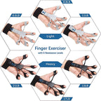 IronClad Hook Grip Strength Trainer, 6 Resistant Level Grip Strength Kit zambeel
