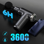 FH-820 Muscle Massage Gun with 4 Attachments zambeel