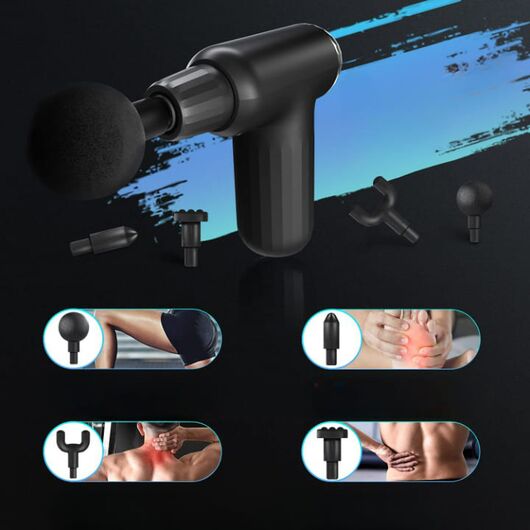 FH-820 Muscle Massage Gun with 4 Attachments zambeel