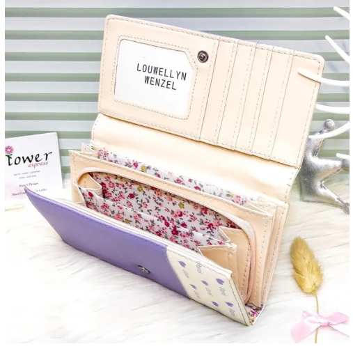 Sleek & Stylish Trifold Wallet Clutch zambeel