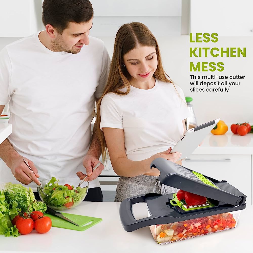Nicer Dicer: All-in-One Fruit & Vegetable Cutter Set zambeel