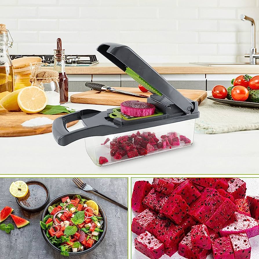 Nicer Dicer: All-in-One Fruit & Vegetable Cutter Set zambeel