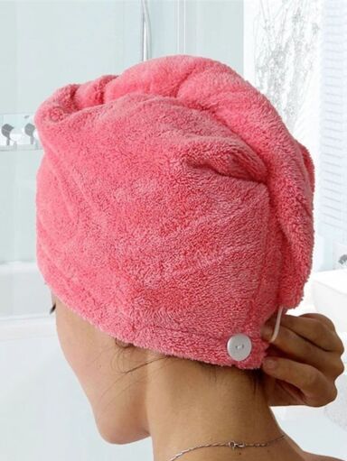 Ultra Soft Microfiber Hair Turban Towel – Fast Absorbing Hair Drying Cap zambeel