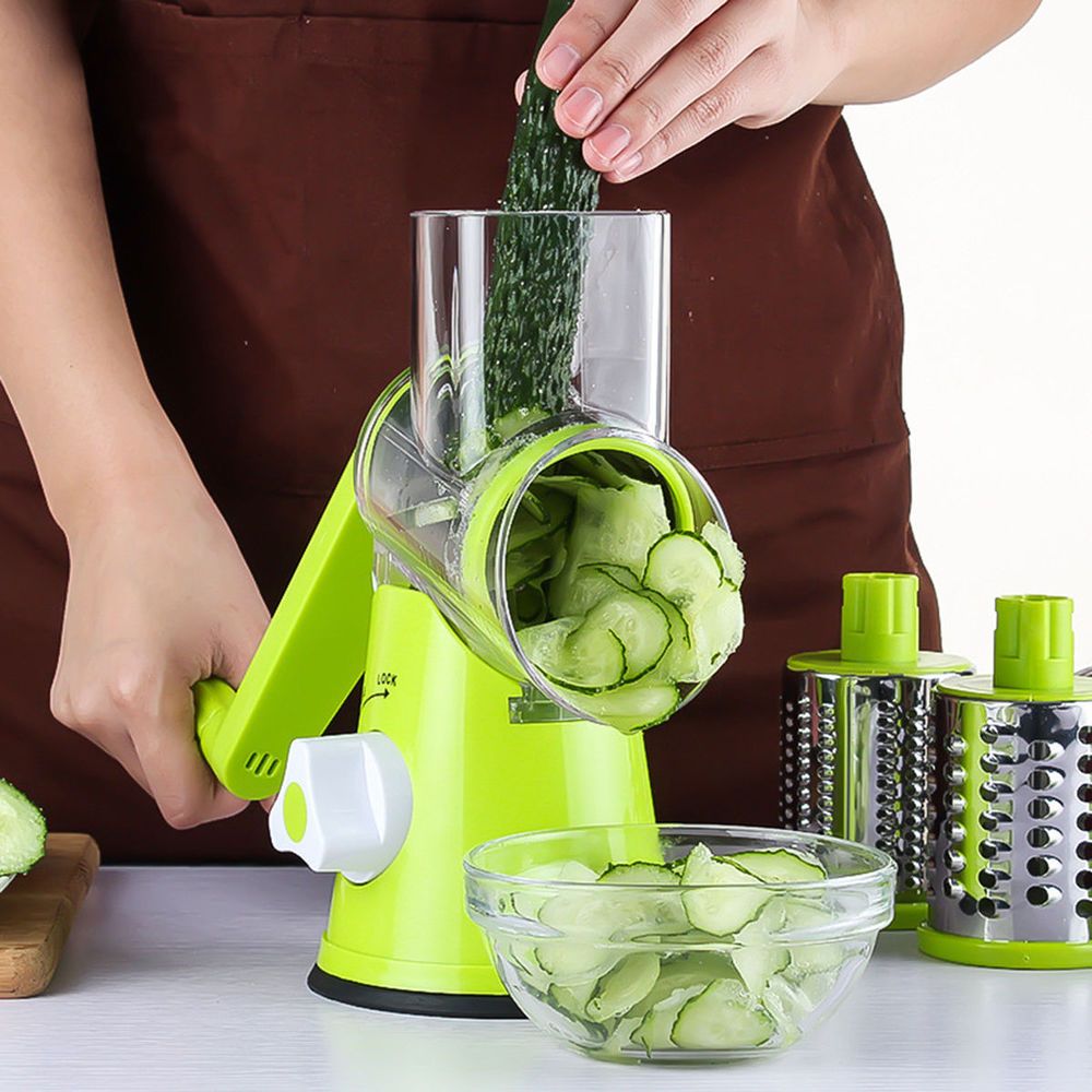 Tabletop Drum Grater – Perfect for Cheese, Nuts, and Vegetable Prep zambeel