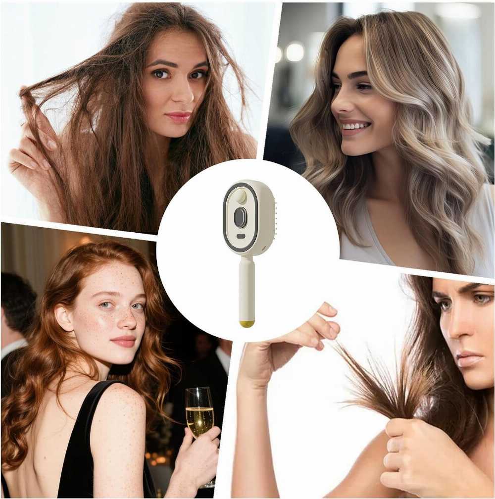 Steam Brush | Rechargeable Detangling Tool with Oil OASIS PICKS