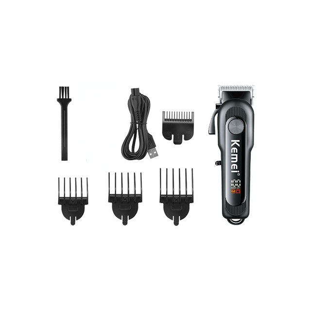 Professional Hair & Beard Trimmer for Men – Cordless Rechargeable Grooming Tool zambeel