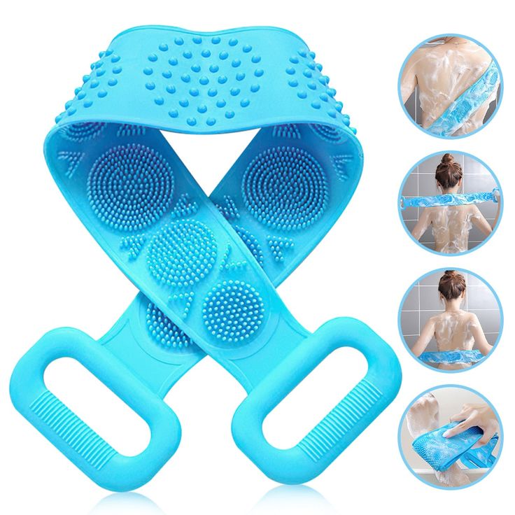 Exfoliating Back Scrubber for Shower zambeel