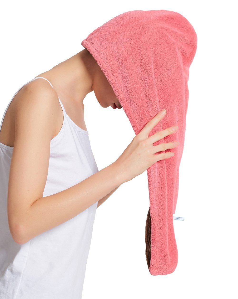 Ultra Soft Microfiber Hair Turban Towel – Fast Absorbing Hair Drying Cap zambeel