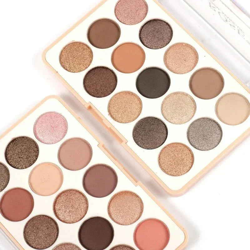 12-Color Glam Eyeshadow Palette – Matte & Shimmer Shades for Every Look zambeel