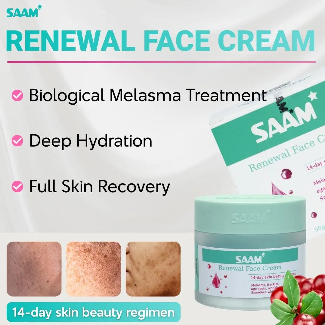 SAAM Renewal Face Cream Original | Daily Moisturizing & Skin Repair Cream zambeel