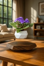 Levitating Magnetic Floating Marble Pot zambeel