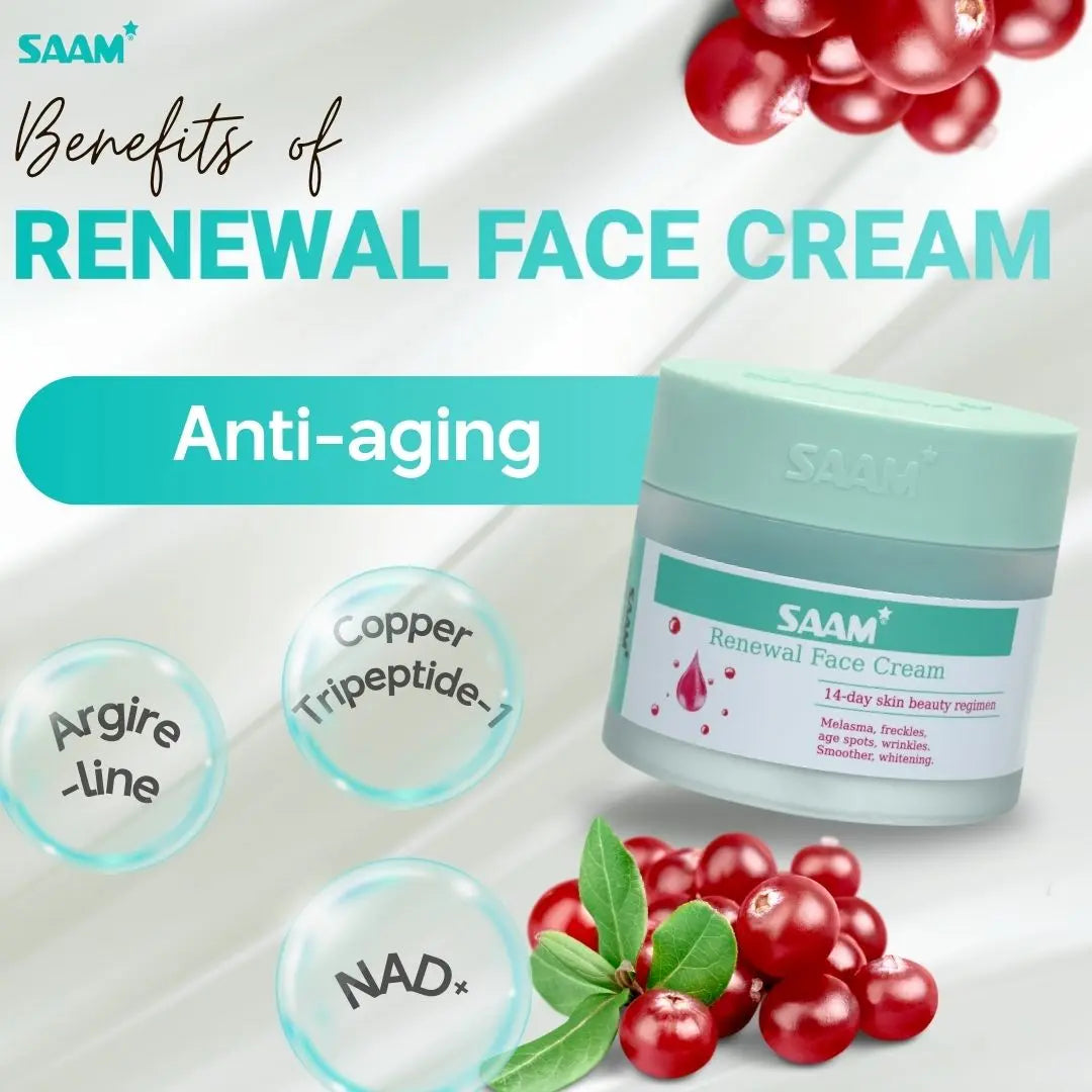 SAAM Renewal Face Cream Original | Daily Moisturizing & Skin Repair Cream zambeel