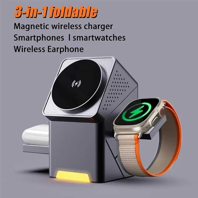 3-in-1 Magnetic Wireless Charger zambeel