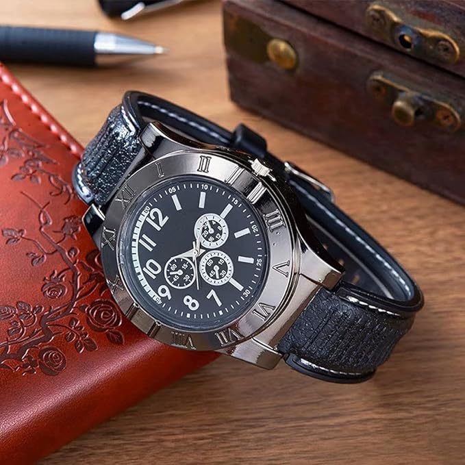 New Military USB Lighter Watch Men's zambeel