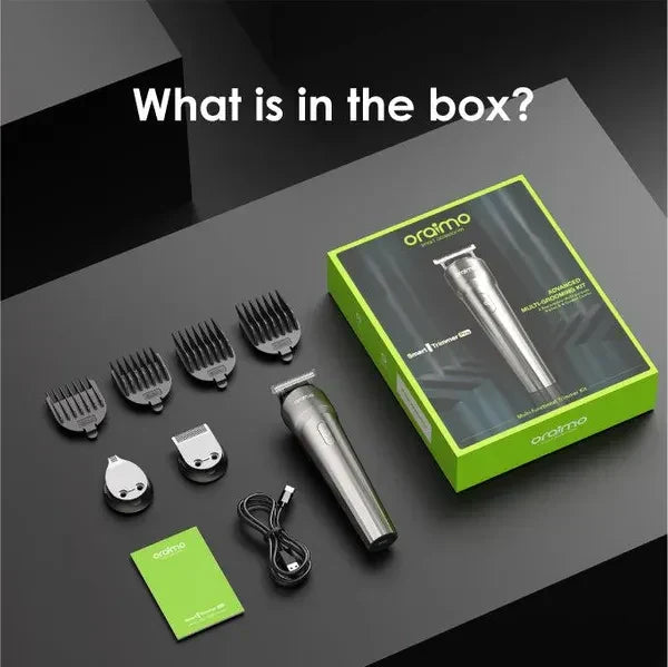 Oraimo Smart Beard & Hair Trimmer – Rechargeable Grooming Kit for Men (Original) zambeel